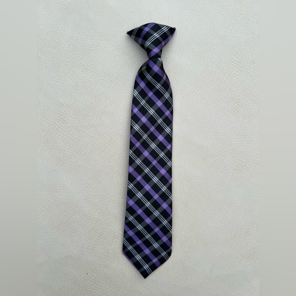 Boys Clip On Neck Tie - Picture 1 of 5